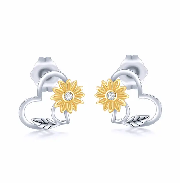 Aretes de Girasol