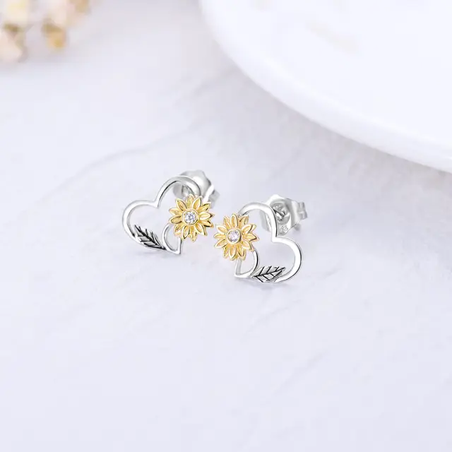 Aretes de Girasol