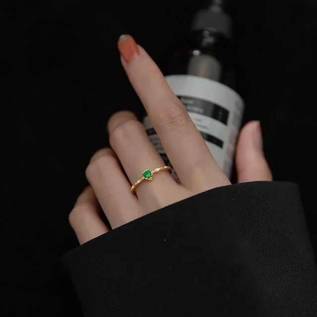 Anillo Gold Green