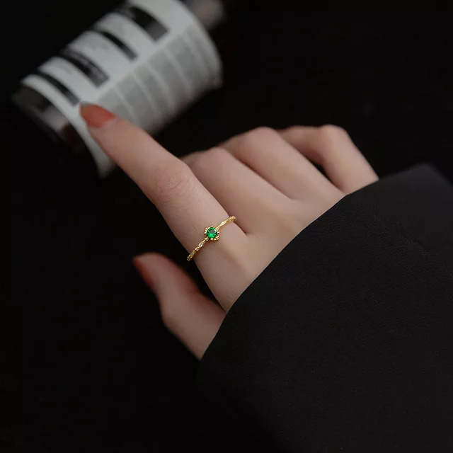 Anillo Gold Green