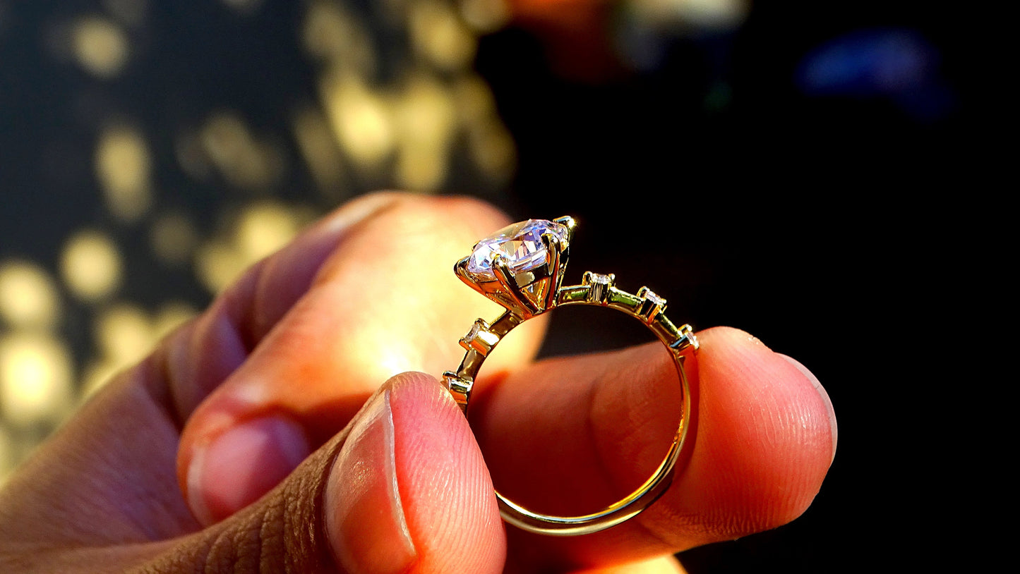 Anillo Gold Princess