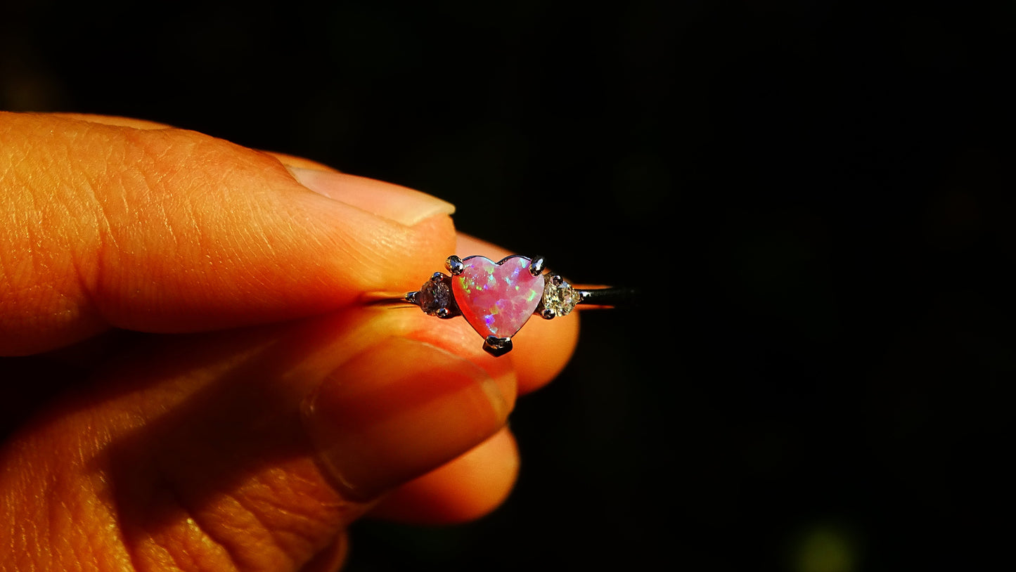 Anillos Corazón de Luna