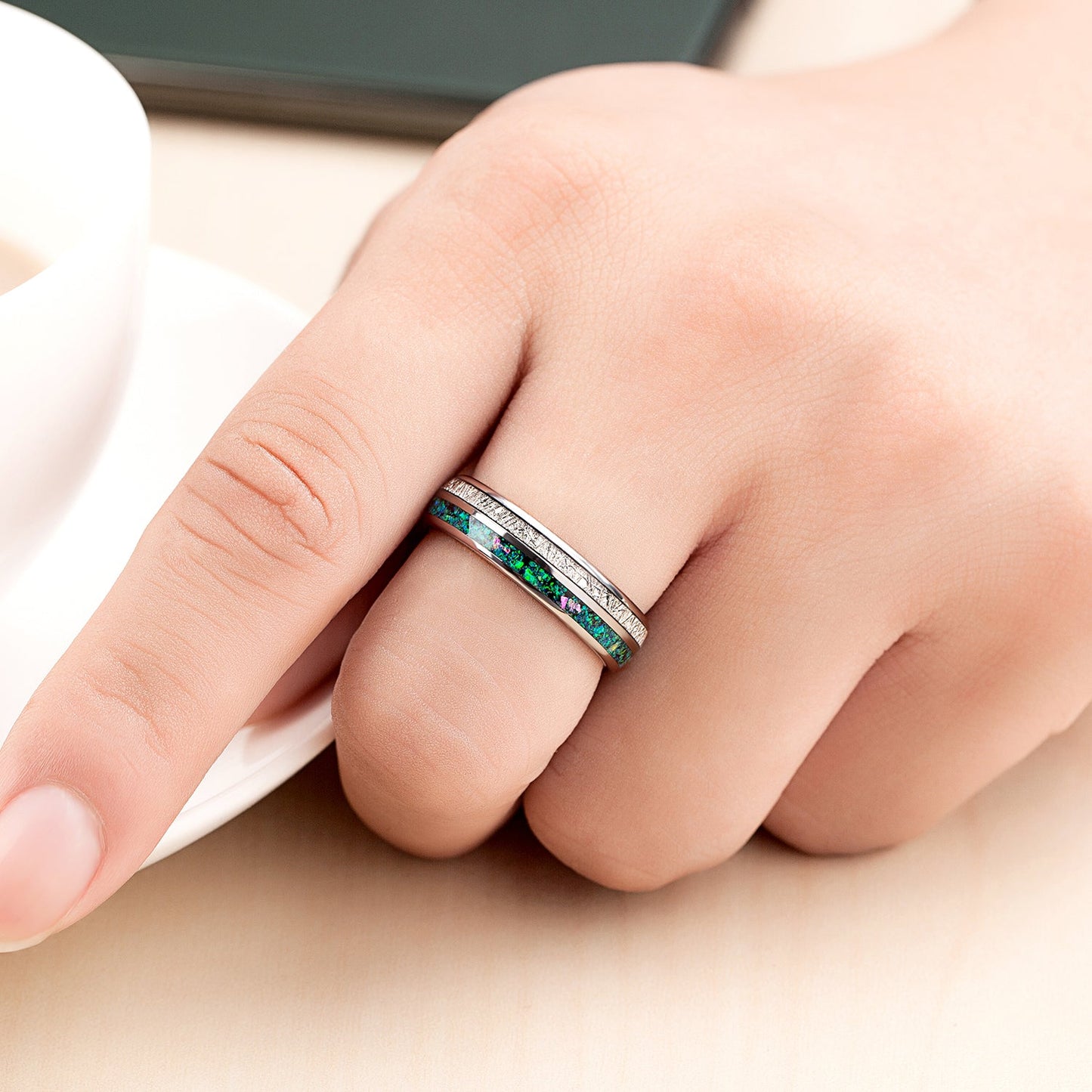 Anillo Opal Green🍃