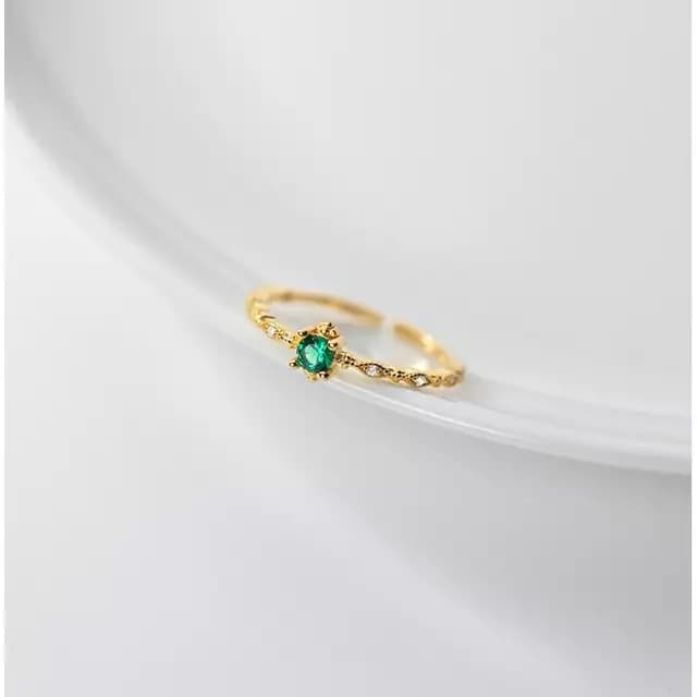 Anillo Gold Green
