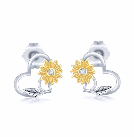 Aretes de Girasol