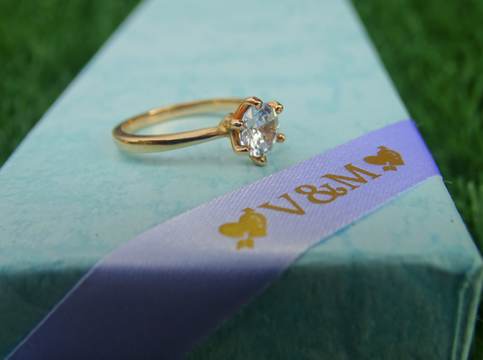 Anillo de oro 10k