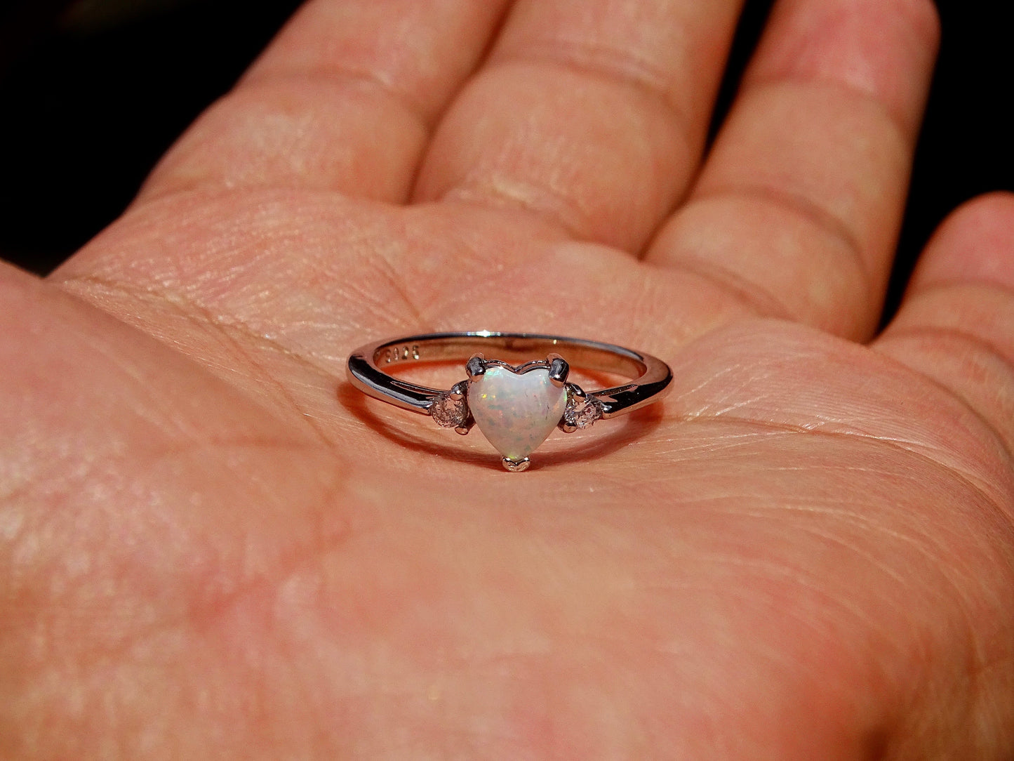 Anillos Corazón de Luna