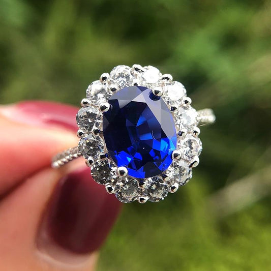 Anillo estilo Zafiro