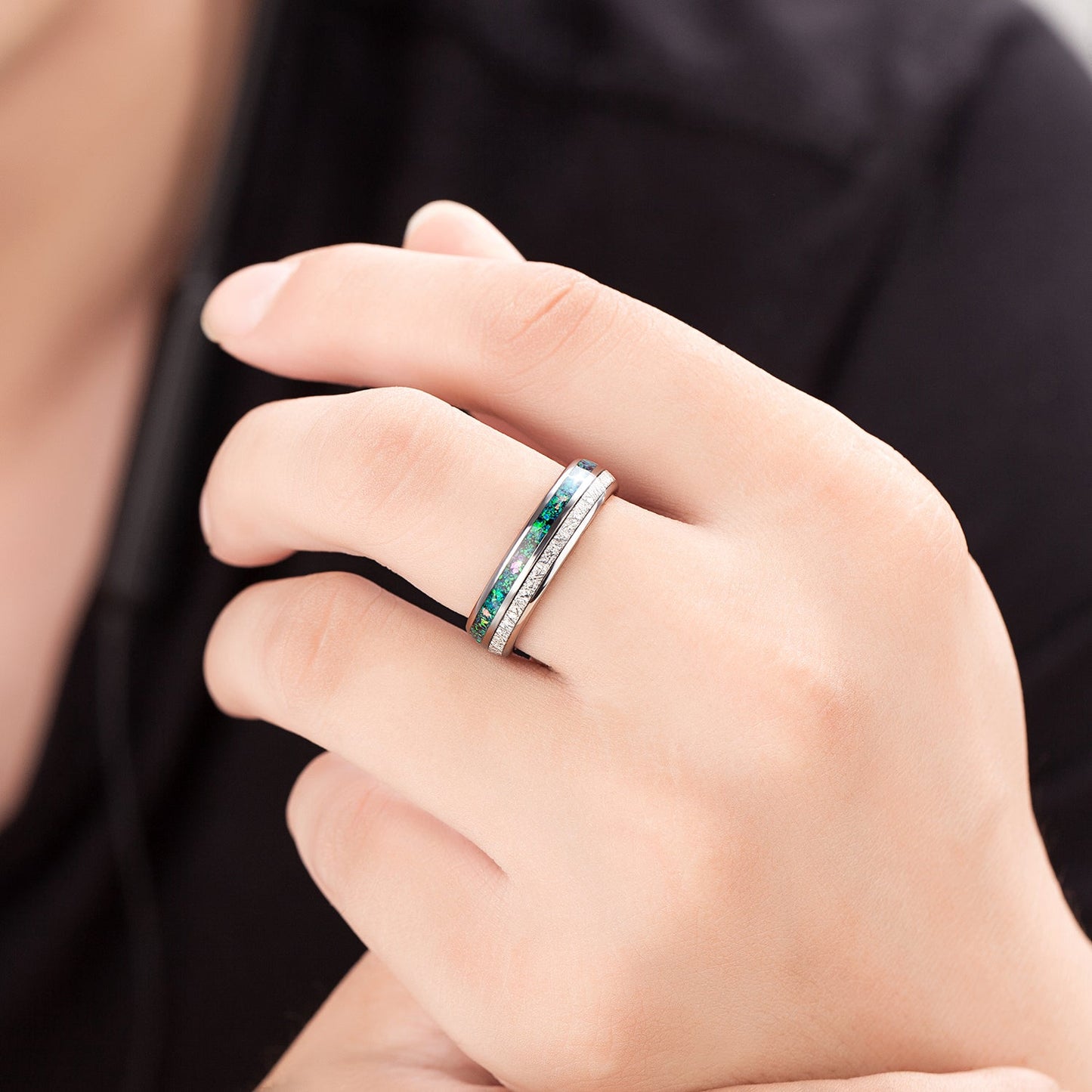 Anillo Opal Green🍃