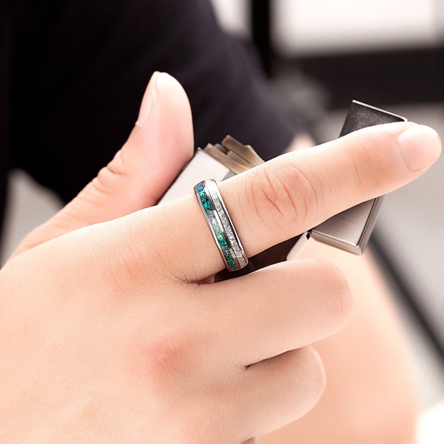 Anillo Opal Green🍃