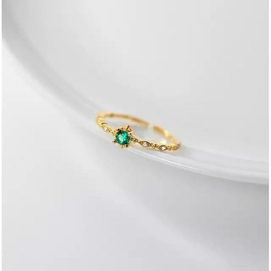 Anillo Gold Green